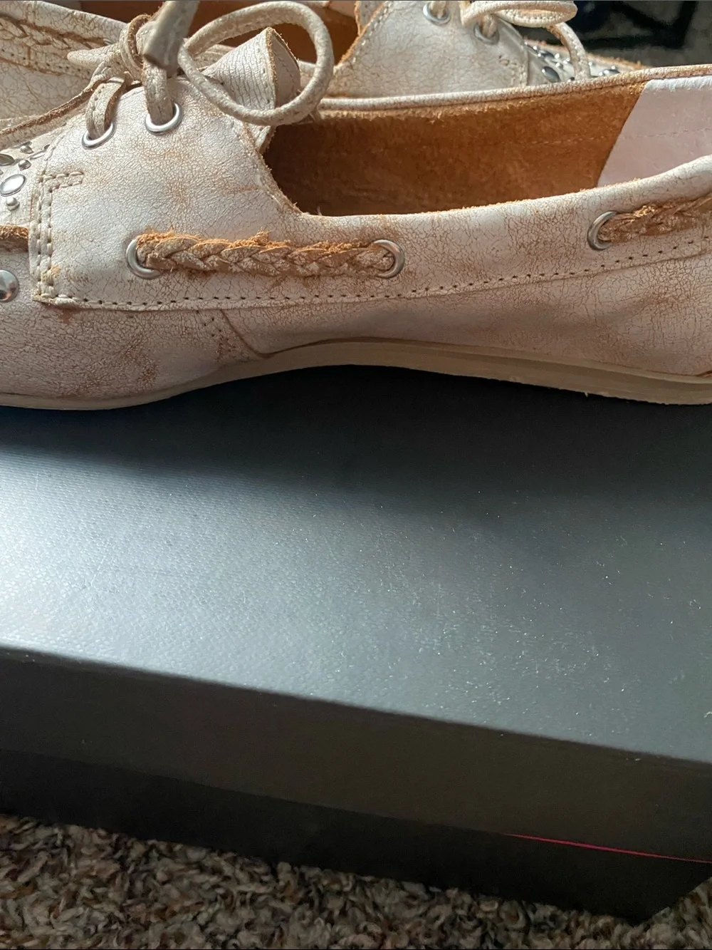 Lucky Brand metallic ivory